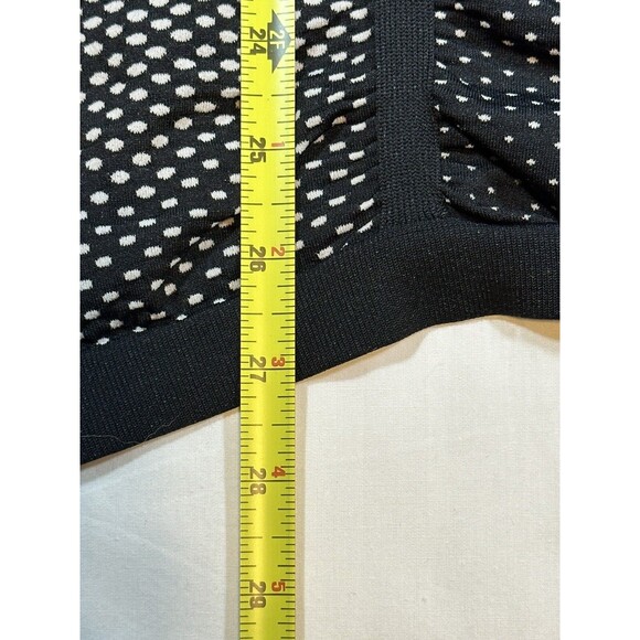 Athleta Womens Diamond Fastest Track Tee Black/White Dots Pullover Top Size Med - Picture 6 of 9